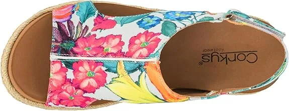 Corky White Floral Carley Wedge - Image 3