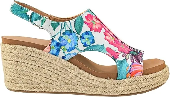 Corky White Floral Carley Wedge - Image 5