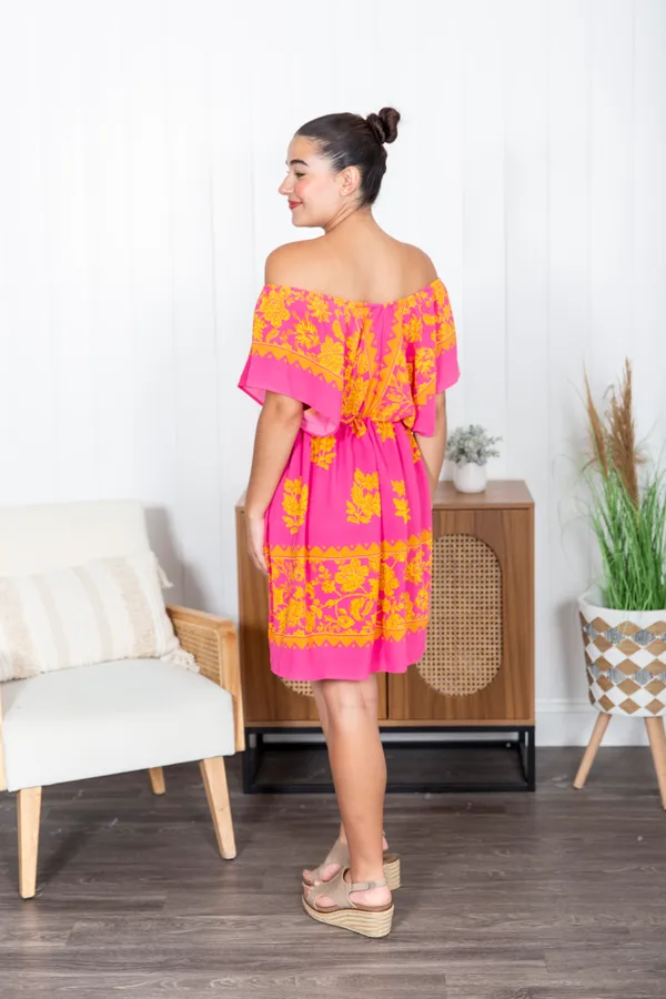 I Know A Place Floral Dress - Image 3