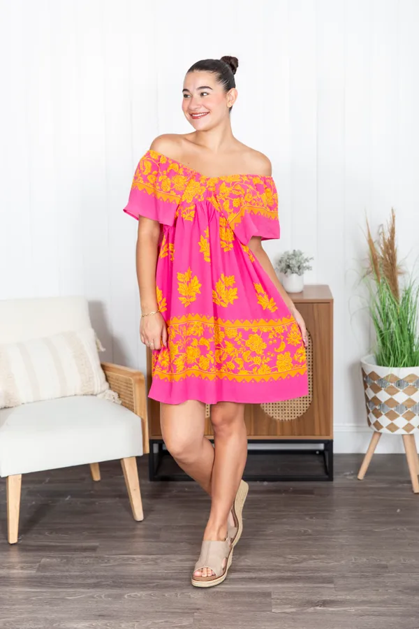 I Know A Place Floral Dress - Image 4