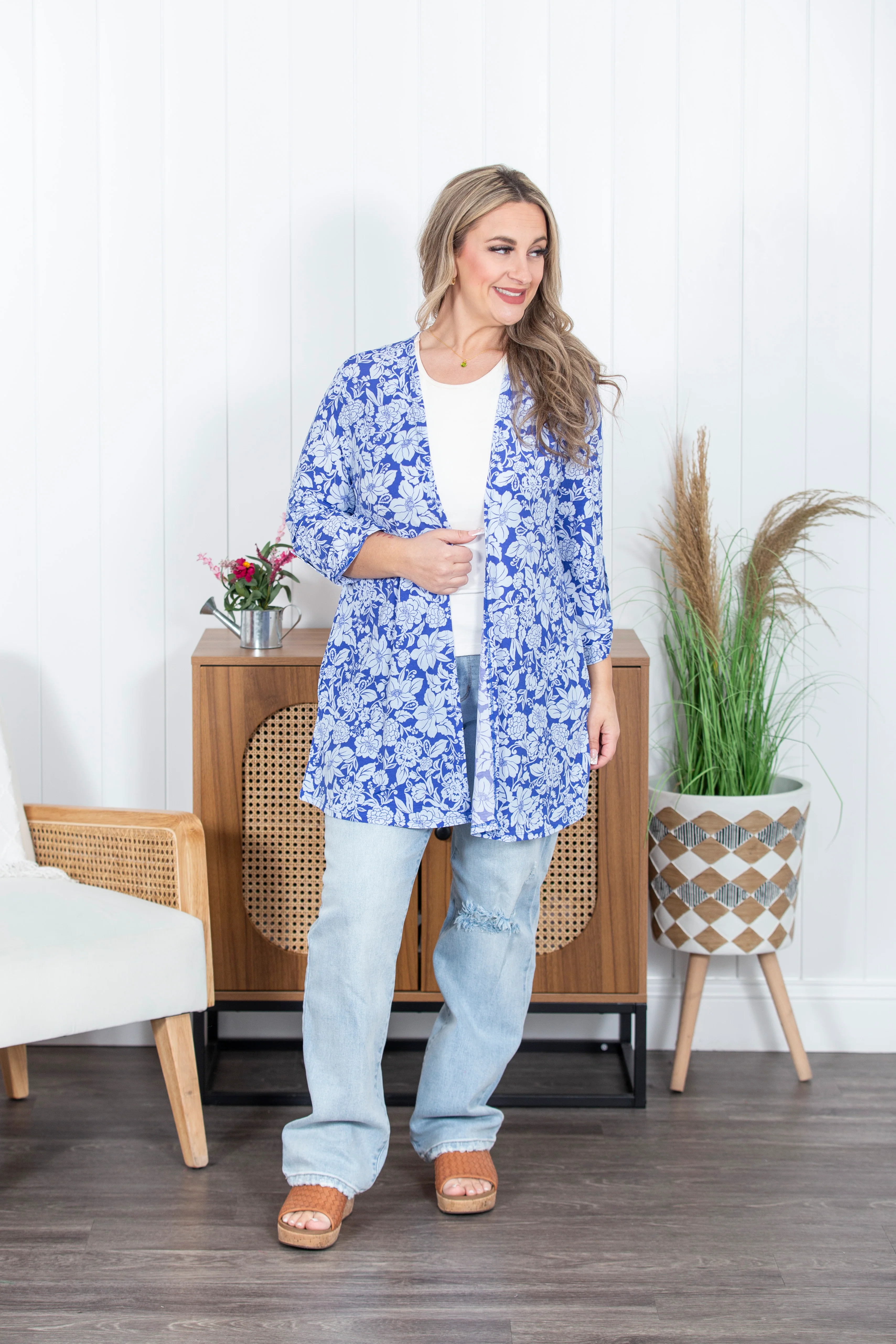 Liz Printed Cardigan - Image 7