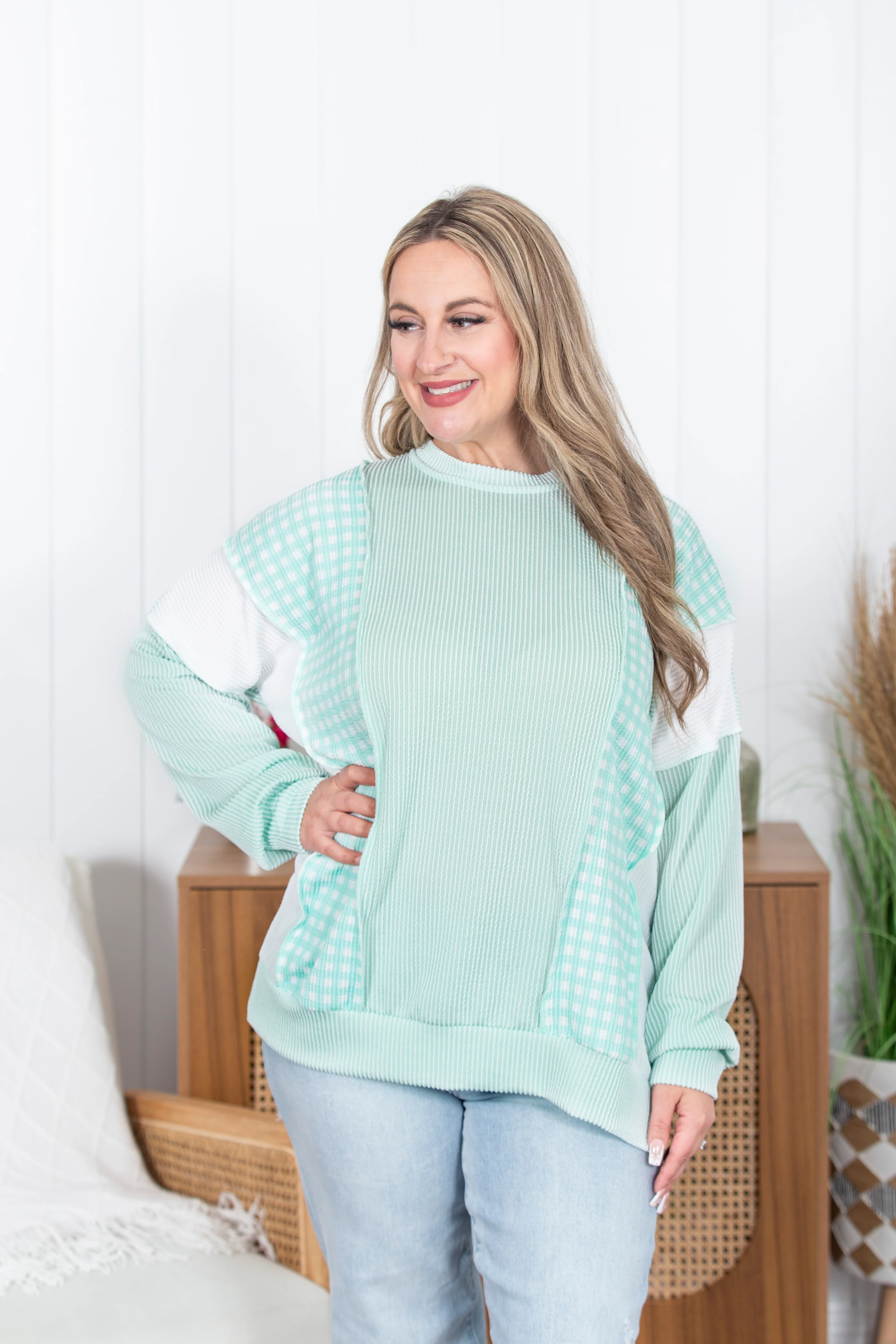 Springtime Plaid Top - Image 7