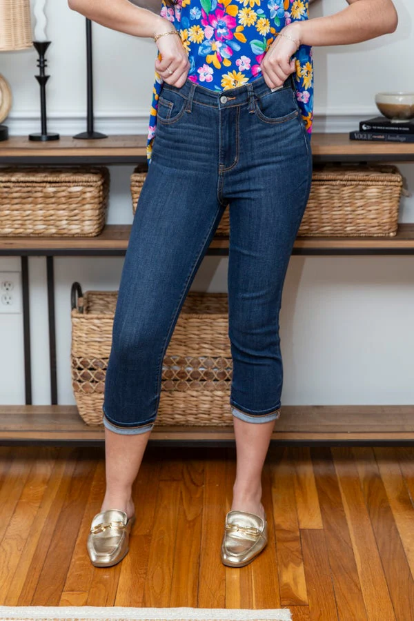 The Ariana Judy Blue Capri Jeans - Image 5