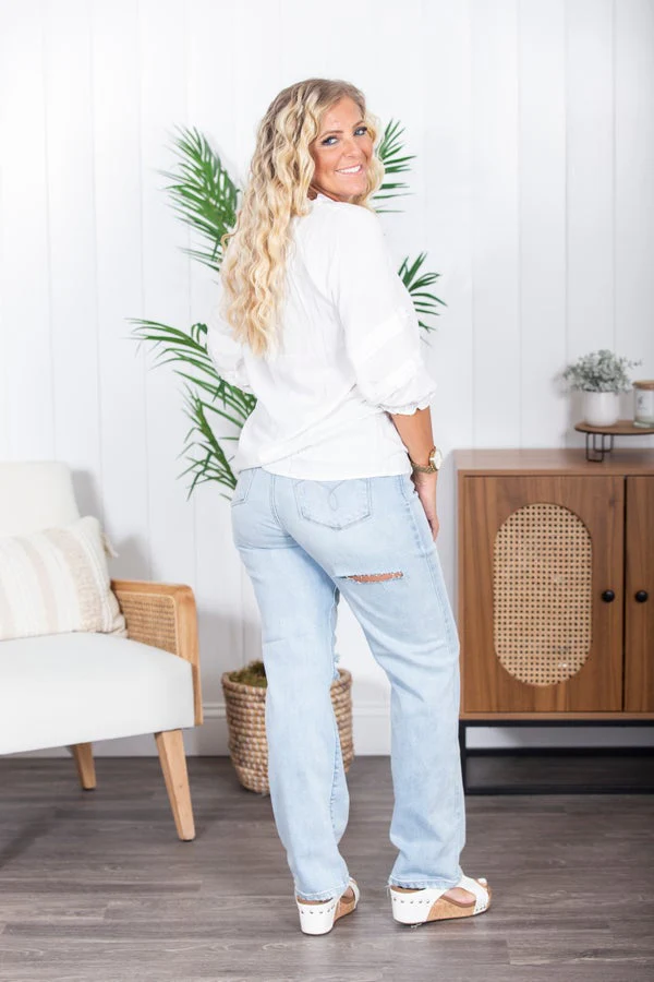 The Christina Back Destroy Judy Blue Jeans - Image 6