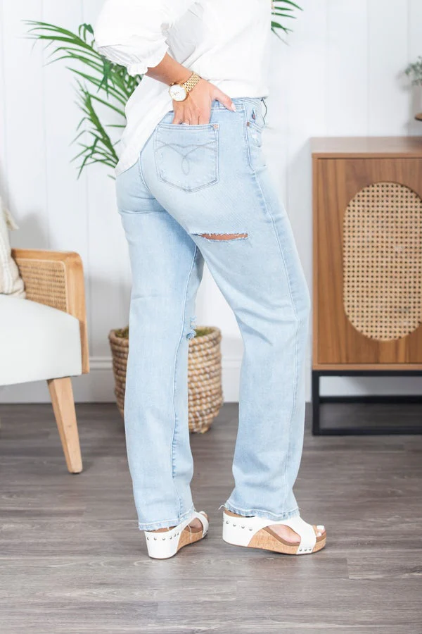 The Christina Back Destroy Judy Blue Jeans - Image 7