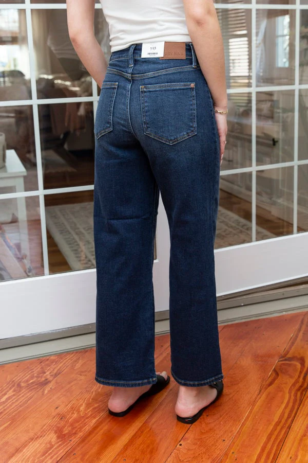 The Lyla Ankle Wide Judy Blue Jeans - Image 7